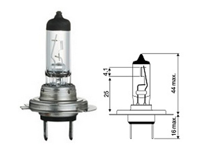 AUTOLAMPPU 1119  H7 24V 70W PX26D