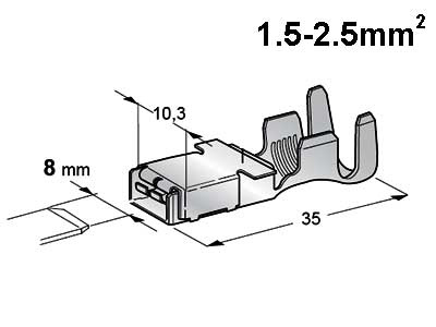 LIITIN F800 1,5-2,5MM2 NAARAS