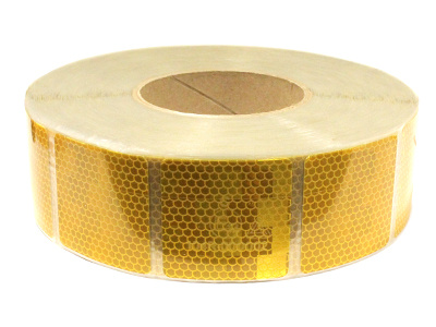 HEIJASTINTEIPPI "PRESSU" KELTAINEN (50M)