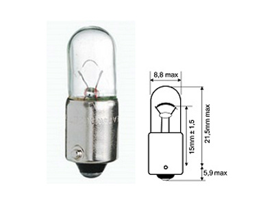 AUTOLAMPPU 24V 4W BA9S 1506HD