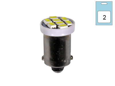 LED-POLTTIMOPARI 12V BA9S VALK.