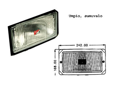 UMPIO SUMUVALO 243X133MM