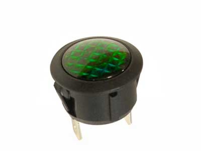 LED-MERKKIVALO VIHREÄ 12V