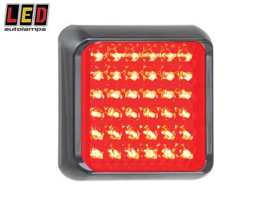 LED-TAKAVALO, NELIÖ, TAKA/JARRU  MUSTA KEHYS