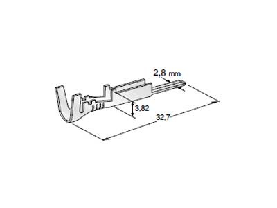 LIITIN 2,8MM M280 METRIPAC UROS