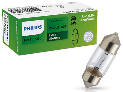 POLTTIMO PHILIPS FESTOON T10,5X30 12V SV8,5 LL ECOVISION