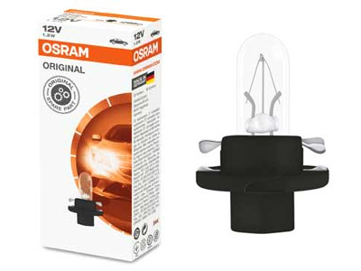 OSRAM ORIGINAL 12V BX8,4D 1,2W