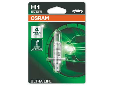 OSRAM ULTRA LIFE 12V H1 SINGLE BLISTER