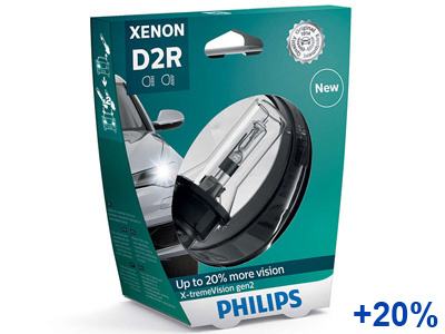 PHILIPS D2R +20%  EXTREMEVISION GEN2 BLISTER