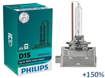 PHILIPS D1S +150%  EXTREMEVISION GEN2