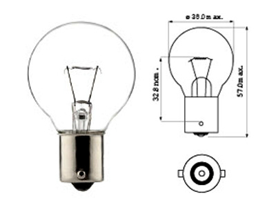 SAFRA 5024241 24V 45W BA15S 13241