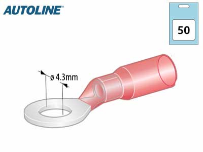 LIITINBLISTER # KUTISTELENKKI (50KPL) PUN 4,3MM