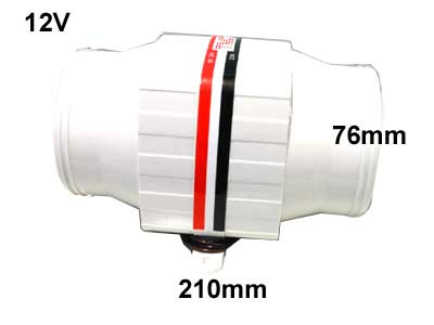 TUNNELIPUHALLIN 12V 3''