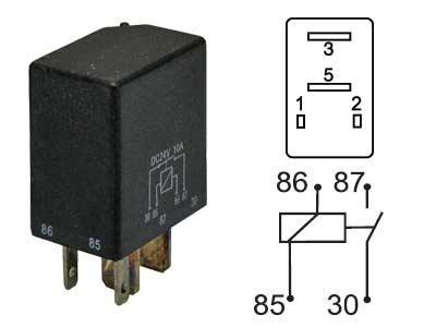 MIKRORELE 24V 4-N.