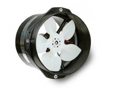 TUNNELIPUHALLIN 24V 1000M3PH 165MM