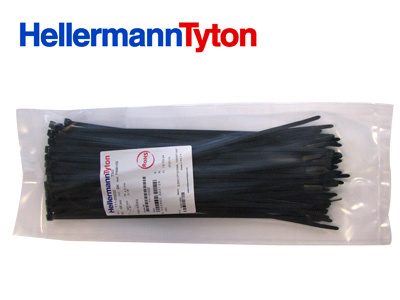HELLERMAN NIPPUSIDE 100KPL 300X4,6 MUSTA