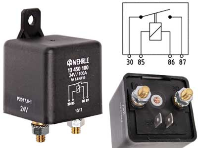 TEHORELE 24V 100A 4-NAP.