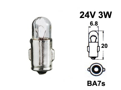 POLTTIMO 24V 3W BA7S