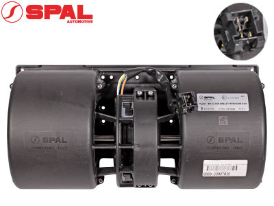 PUHALLIN SPAL 24V 5 /6-NAP PISTOKE/ 351X136X140 HIILETÖN IP68/I