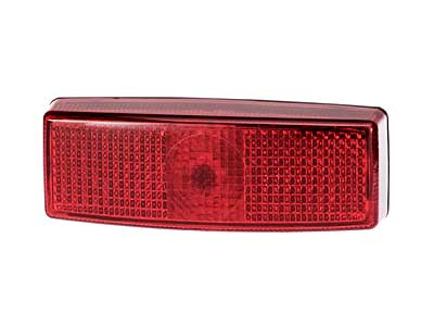 ÄÄRIVALO PUN 40X110MM / 1168-101 Poistuva malli