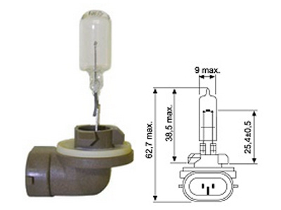 AUTOLAMPPU 12,8V/2,93A 37,5W PGJ13