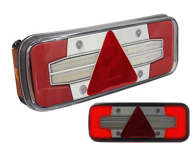 LED TAKAVALO PERÄV. NEON EFFECT 12/24V 7-KAM. VAS. 7-PIN DIN #