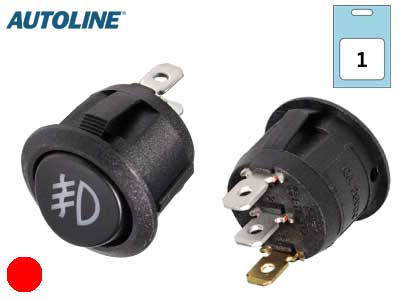 KEINUKATK.PYÖR. 0-1 12/24V SUMUVALO, Korvautuu 1569-30239BULK