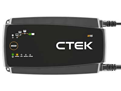 AKKULATURI CTEK M15 12V/15A 4M KAAPELI