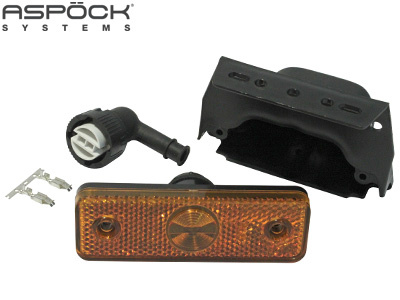 LED-ÄÄRIVALO 24V KELT. ASPÖCK FLATPOINT I
