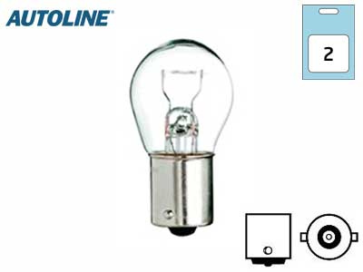 POLTTIMOPARI AUTOLINE 6V 21W BA15S   BLISTER