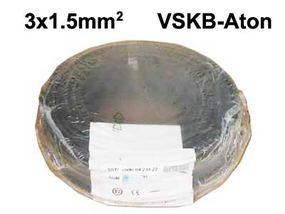 KUMIKAAPELI VSKB 3X1,5 100M, Hinta €/m