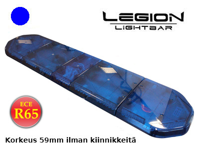 LED-MAJAKKAPANEELI 12V SININEN 1372MM 12V ECE R65 CLASS 2 FULL