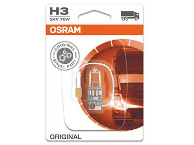 OSRAM ORIGINAL 24V H3 SINGLE BLISTER