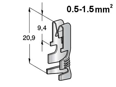 LIITIN UNI F630 0,5-1,5 MM2
