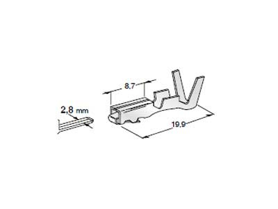 LIITIN 2,8MM F280 METRIPAC NAARAS