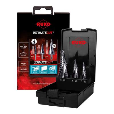 RUKO Porrasporasarja 5-30mm HSS FLOWSTEP® Runatec