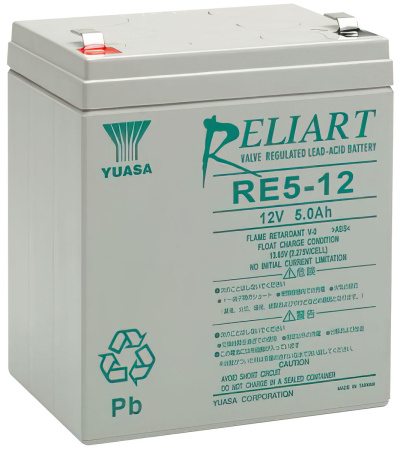 AKKU YUASA SULJETTU 12V/5AH 90x70x106