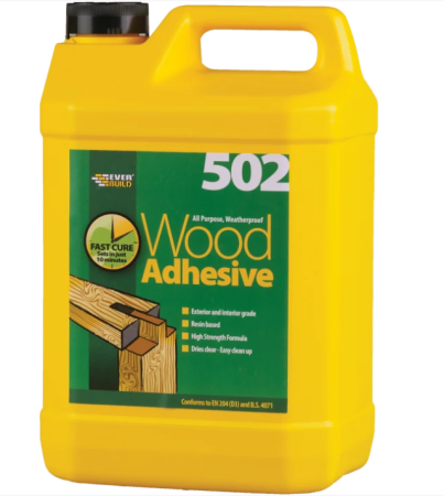 Everbuild LUMBERJACK 502 D3, 5 L prk, valkoinen