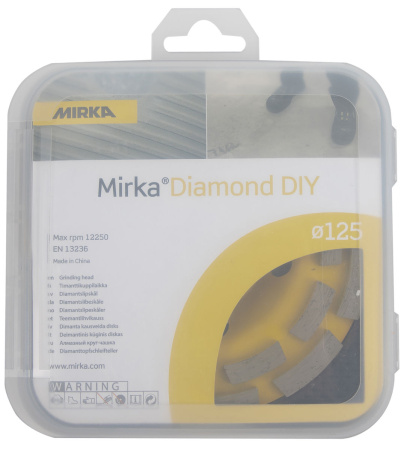 TIMANTTIKUPPILAIKKA 125X22,2MM MIRKA 2-RATA