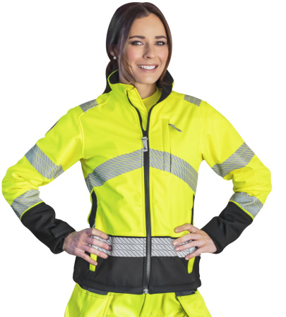 SOFTSHELL TAKKI DANICA NAISTEN FL.KEL/MUS LK2, Patron