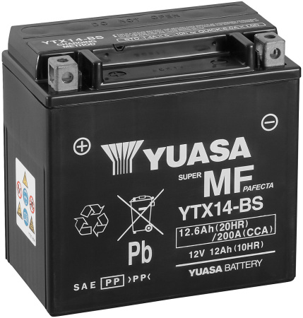AKKU YUASA  MP 12,6AH AGM +- 150X87X145