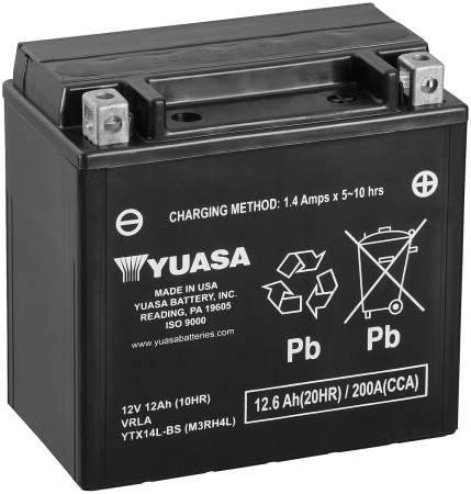 AKKU YUASA  MP 12,6AH AGM -+ 150X87X145