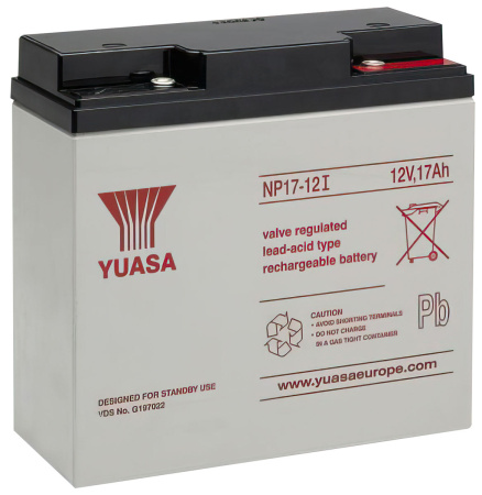 AKKU YUASA SULJETTU 12V/17AH 181X76X167