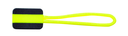 ZIPPER PULLER 4-PACK NEON YELLOW One Size 2269000-111-0