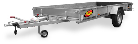 Perävaunu M 8540 J KVJ 1350 Kg,  185x400x23 cm