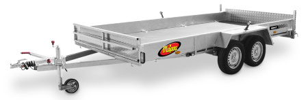 Perävaunu M 8540 J 2AKS 2000 Kg,  185x400x23 cm