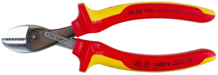SIVULEIKKURIT KNIPEX X-CUT KROMATTU 160MM