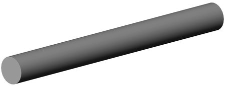 PYÖRÖTANKO 8X2000MM VEDETTY TERÄS