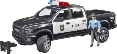 RAM 2500 -poliisiauto miespoliisilla