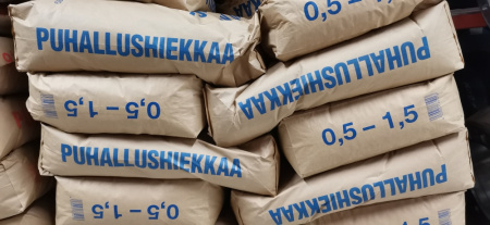 Puhallushiekka 0.5-1.5 säkki 40kg